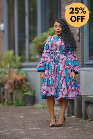 BISI BLUE AND PURPLE DRESS Women’s Dress