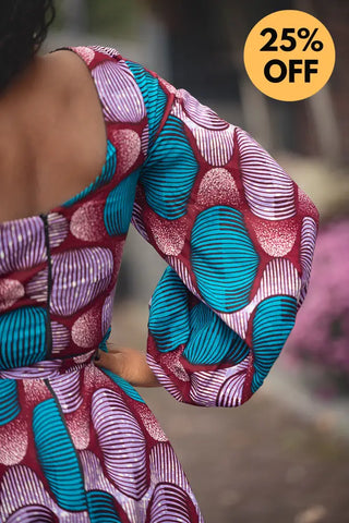 BISI BLUE AND PURPLE DRESS Women’s Dress