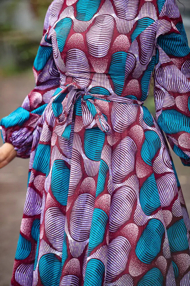 BISI BLUE AND PURPLE DRESS Women’s Dress