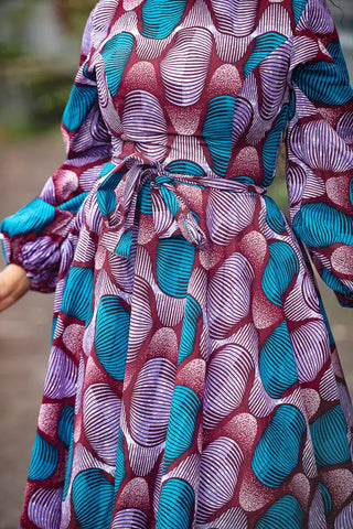 BISI BLUE AND PURPLE DRESS Women’s Dress