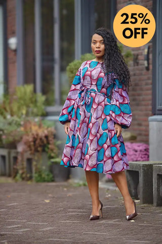 BISI BLUE AND PURPLE DRESS Women’s Dress