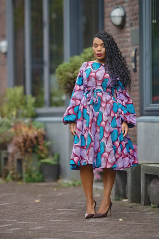 BISI BLUE AND PURPLE DRESS Women’s Dress