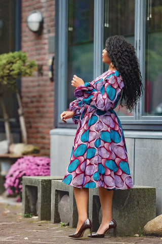 BISI BLUE AND PURPLE DRESS Women’s Dress