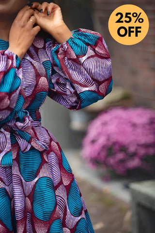 BISI BLUE AND PURPLE DRESS Women’s Dress