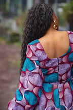 BISI BLUE AND PURPLE DRESS Women’s Dress