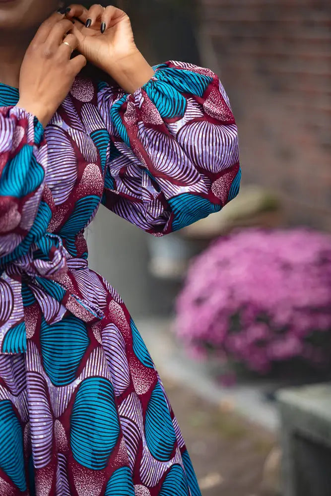 BISI BLUE AND PURPLE DRESS Women’s Dress
