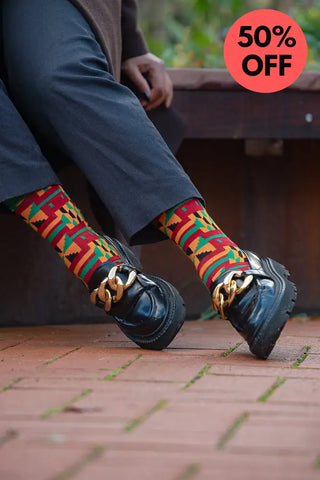 BISSAU GREEN SOCKS UK 4-8/EU 36-41