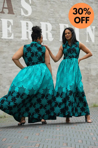 CAIRO BLUE MAXI DRESS Women’s Dress