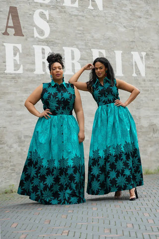 CAIRO BLUE MAXI DRESS Women’s Dress