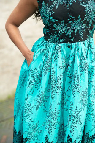 CAIRO BLUE MAXI DRESS Women’s Dress