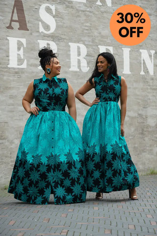 CAIRO BLUE MAXI DRESS Women’s Dress