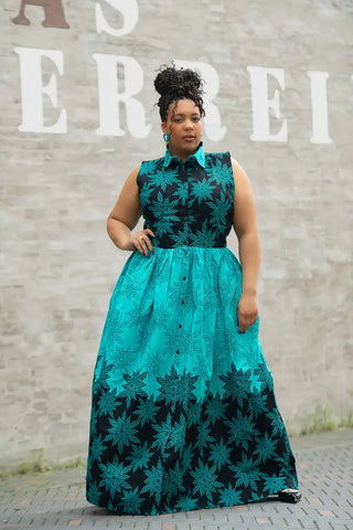 CAIRO BLUE MAXI DRESS Women’s Dress