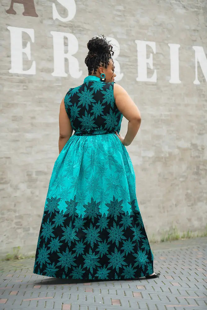 CAIRO BLUE MAXI DRESS Women’s Dress
