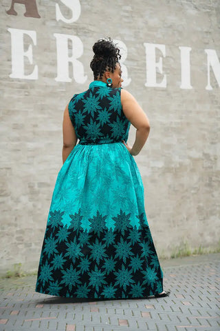 CAIRO BLUE MAXI DRESS Women’s Dress