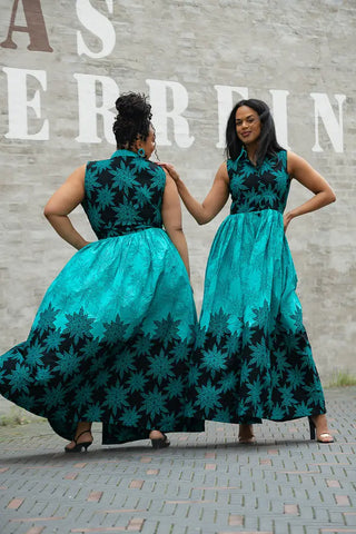 CAIRO BLUE MAXI DRESS Women’s Dress