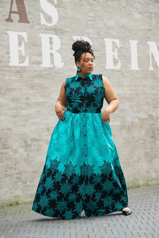 CAIRO BLUE MAXI DRESS Women’s Dress