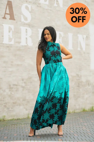 CAIRO BLUE MAXI DRESS Women’s Dress