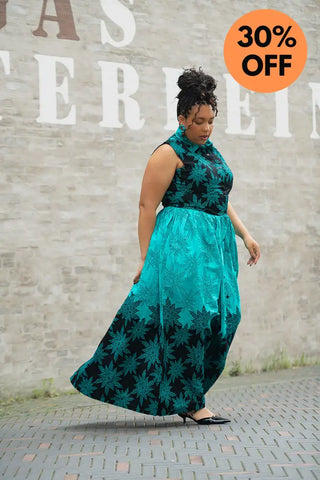 CAIRO BLUE MAXI DRESS Women’s Dress