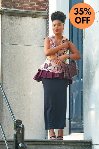 Dayo Sleeveless Peplum Layered Top Shirts & Tops