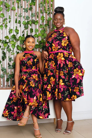 Didi Midaxi African Print Dress Dresses