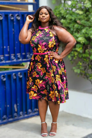 Didi Midaxi African Print Dress Dresses