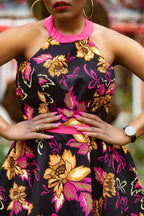 Didi Midaxi African Print Dress Dresses