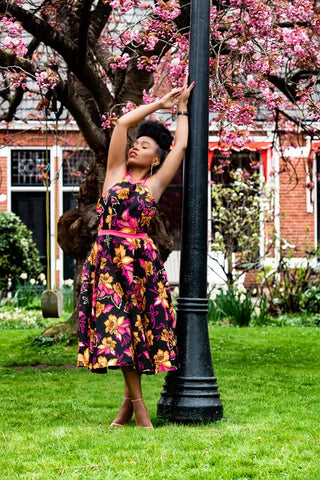 Didi Midaxi African Print Dress Dresses