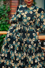 Elna Black Floral Dress Women’s Dress