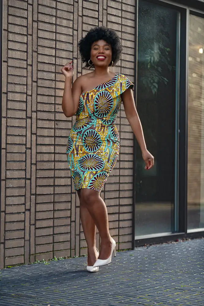 Ewu One Shoulder Dress Ewu One Shoulder Dress