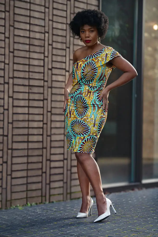 Ewu One Shoulder Dress Ewu One Shoulder Dress