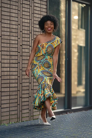 Ewa One Shoulder Dress Dresses