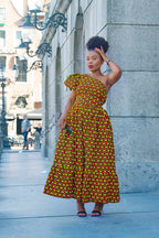Fikile One Shoulder Dress Apparel & Accessories