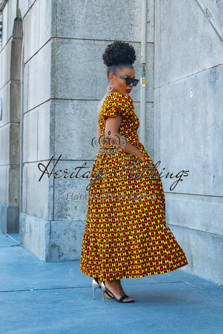 Fikile One Shoulder Dress Apparel & Accessories