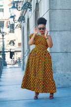 Fikile One Shoulder Dress Apparel & Accessories