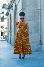 Fikile One Shoulder Dress Apparel & Accessories