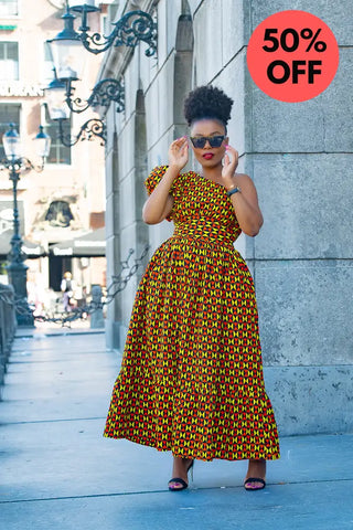 Fikile One Shoulder Dress Apparel & Accessories