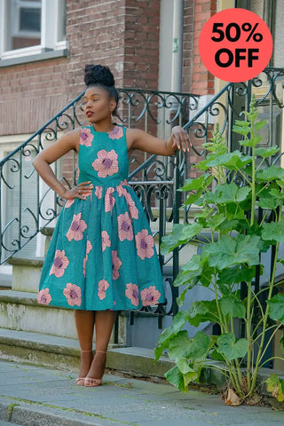 Folasade Smocked Back Floral Dress Apparel & Accessories