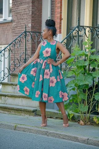 Folasade Smocked Back Floral Dress Apparel & Accessories