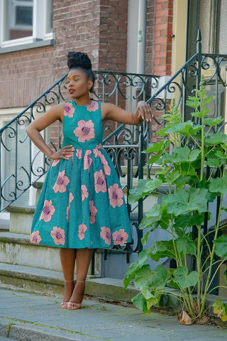 Folasade Smocked Back Floral Dress Apparel & Accessories