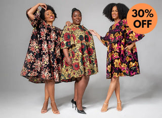 Hamza Black Floral Dress Clothing