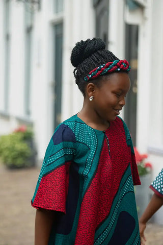 HAMZA GREEN BRAIDED HEADBAND HEADBANDS