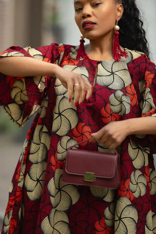 HAMZA RED PRINT DRESS Women’s Dress