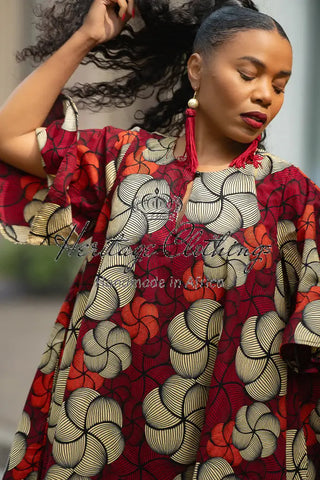 HAMZA TASSLE RED EARRINGS Earrings