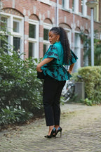 HANNA BLUE TOP Shirts & Tops