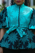 HANNA BLUE TOP Shirts & Tops