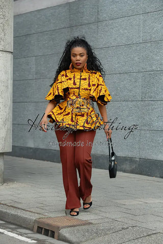 HANNA YELLOW TOP Shirts & Tops