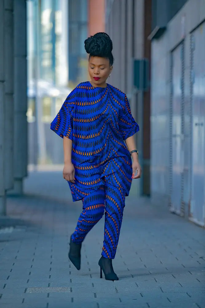 Kemi Two Piece Blue Set