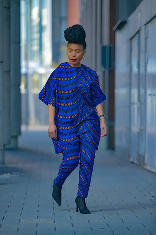 Kemi Two Piece Blue Set