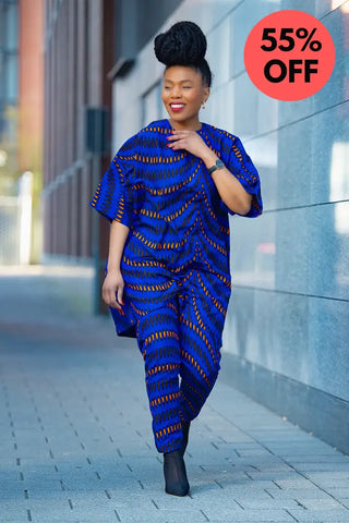 Kemi Two Piece Blue Set