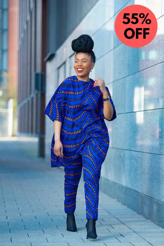 Kemi Two Piece Blue Set